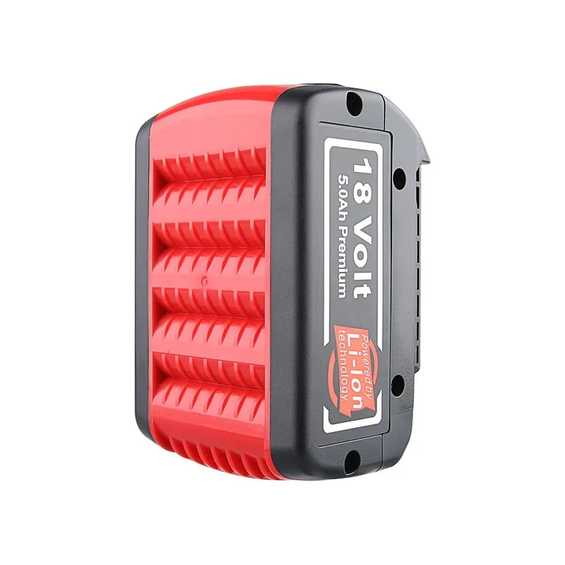18V 5.0Ah 2 Stück Für Bosch BAT610G Li-ion Akku Ersatz mit LED /Kompatibel mit BAT609 BAT610G BAT618G BAT620 BAT621