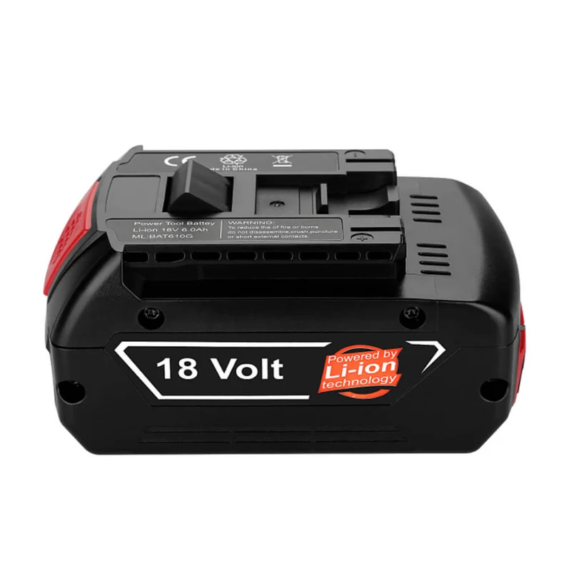 18V 5.0Ah Für Bosch BAT610G Li-ion Akku Ersatz mit LED/Kompatibel mit BAT609 BAT610G BAT618G BAT620 BAT621