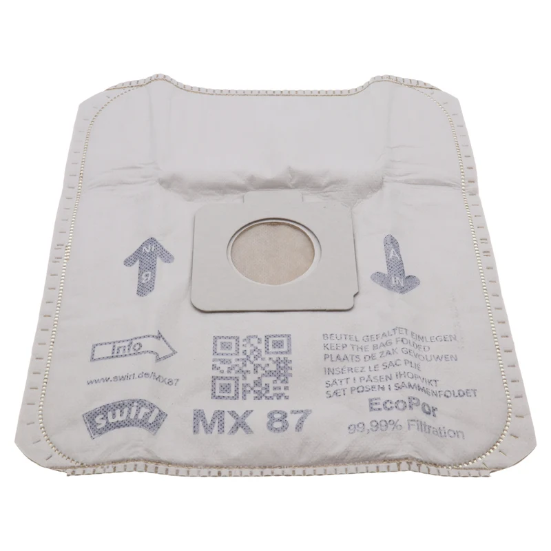 Swirl MX87 5x sacchi microfibra polvere per aspirapolvere Moulinex Boost Economy Compact Turbo