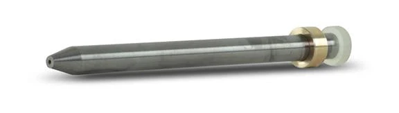 1-12779-040-30R .281" OD, .040" ID, 3" Long ROCTEC 100 Nozzle with Ring (Flow Compatible)