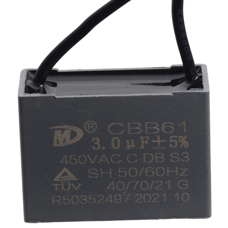 Ariete condensatore di avvio CBB61 3.0 uF 450VAC 38mm ventilatore Ciclope 807