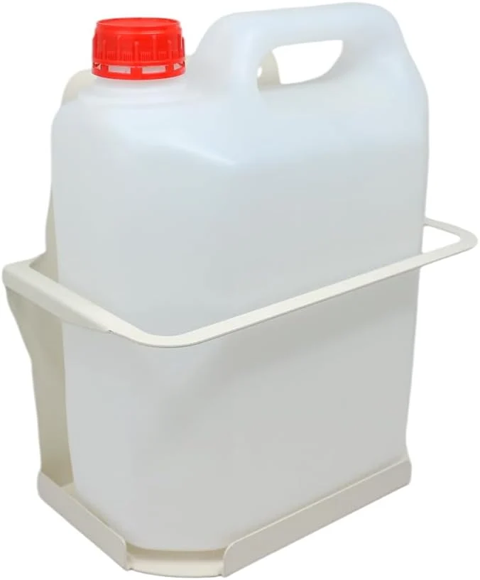 Kit de Desagüe para Aire Acondicionado | Garrafa de PVC 10 Litros y Soporte Metálico en U para Pared | Garrafa Condensación U