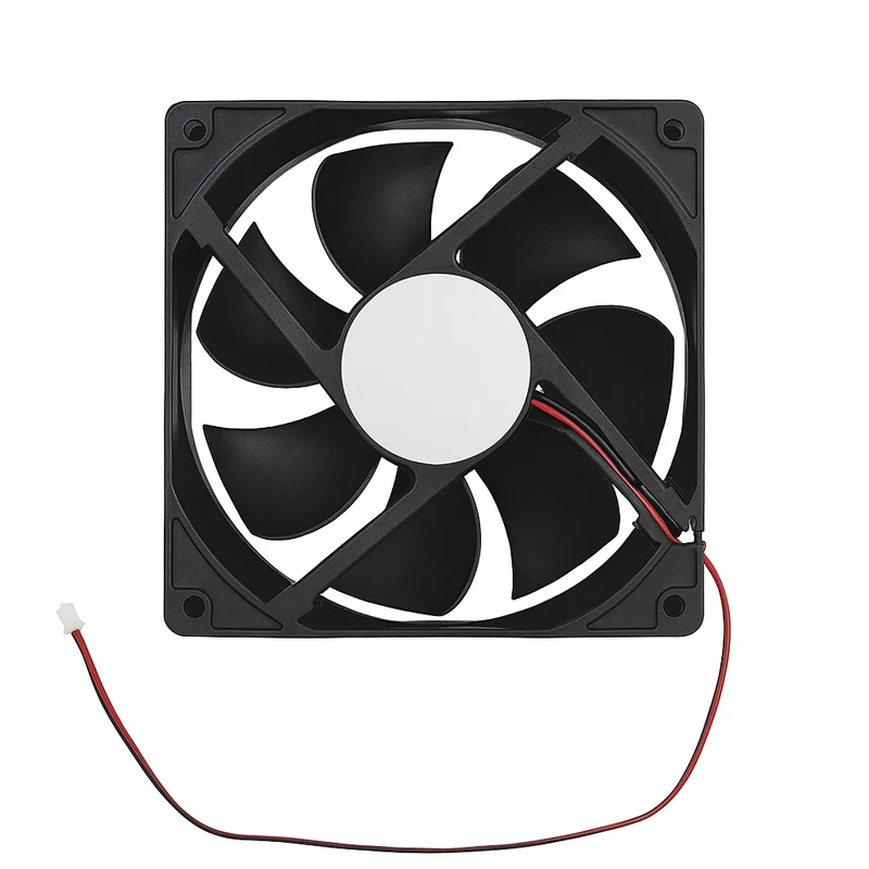 Ventilador axial universal para cassette de chimenea | Aspas metálicas alta temperatura | 120x120x38 mm