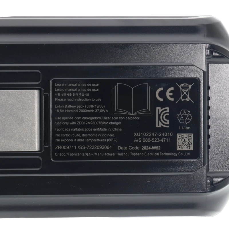 Rowenta batteria 18.5V scopa aspirapolvere XForce Flex 9.60 RH20 RH20C RH2098 RH20C4