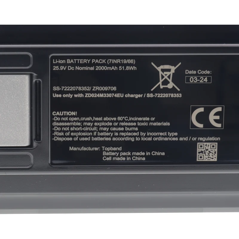 Rowenta Tefal batteria 25.9V scopa aspirapolvere XForce Flex 13.60 RH9A RH9L
