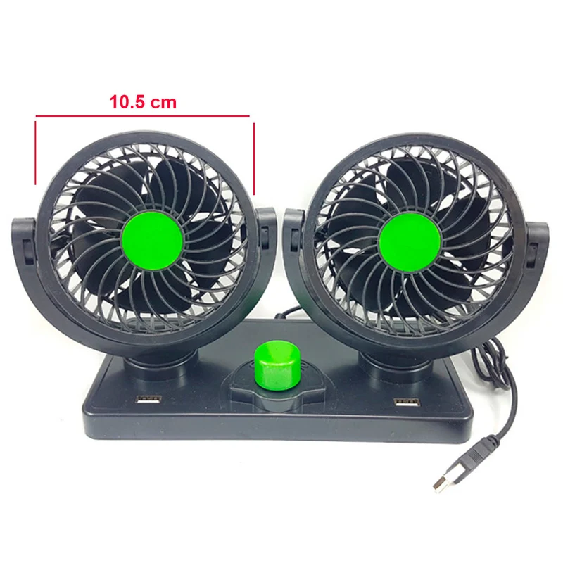 Ventilador USB 360° para Auto | Aire Fresco Portátil