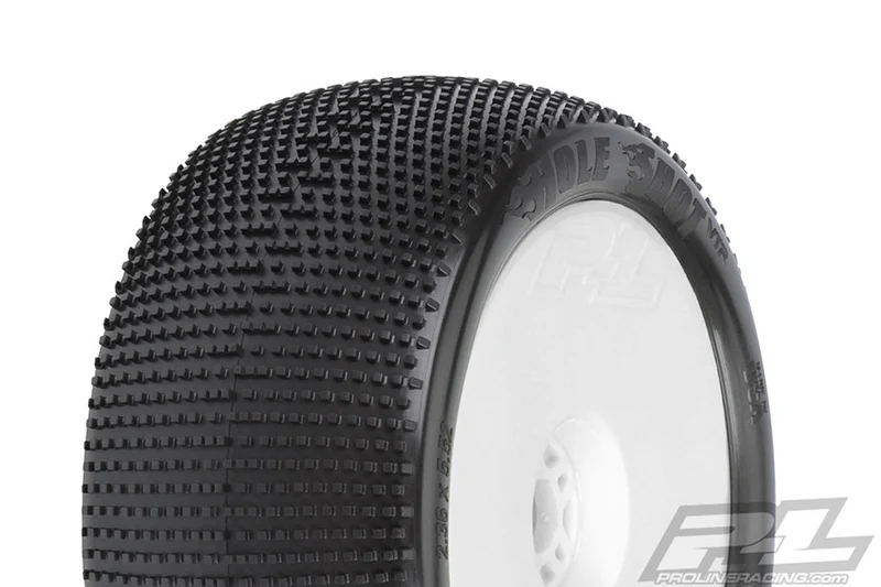 Proline Pneus Holeshot VTR 4.0" S3 Soft + Jantes Zero Offset (x2) Truggy1/8 9033-233