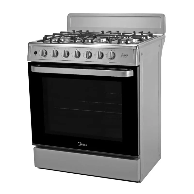 Midea Cocina de Gas 30" Acero Inoxidable, MGS30FS1LIFSSSF