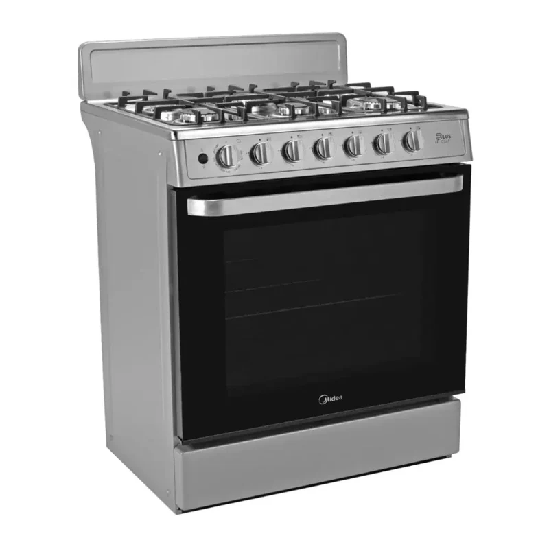 Midea Cocina de Gas 30" Acero Inoxidable, MGS30FS1LIFSSSF