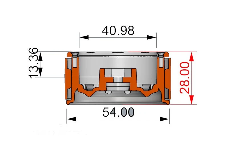 GPM Jantes bedlock aluminium 1.9 crawler (x2) ZSP049-S