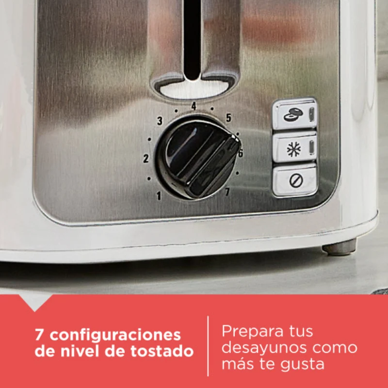 Black & Decker Tostador de Pan 2 Rebanadas, TR7827-1WDLA