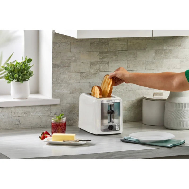 Black & Decker Tostador de Pan 2 Rebanadas, TR7827-1WDLA