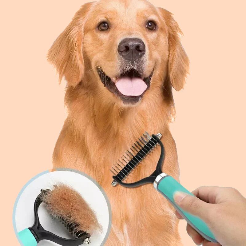 😺🐶1+1 gratis🧹 Dvostranski glavnik za mačke in pse🐾-SI