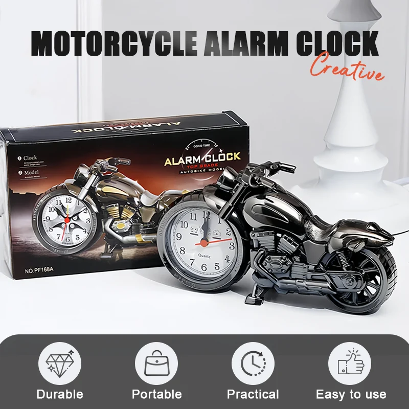 ⏰ Ustvarjalna budilka za motor 🏍️🎁-SI