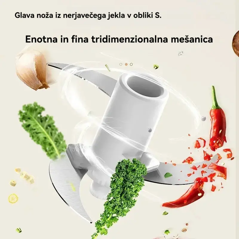 🔥 50 % popust! 🔥 🥩⚡ Električni mlinček za meso velike zmogljivosti: zmogljiv, hiter in enostaven za uporabo | Idealen za domače kuhinje in domače obroke 🍔🌮-SI