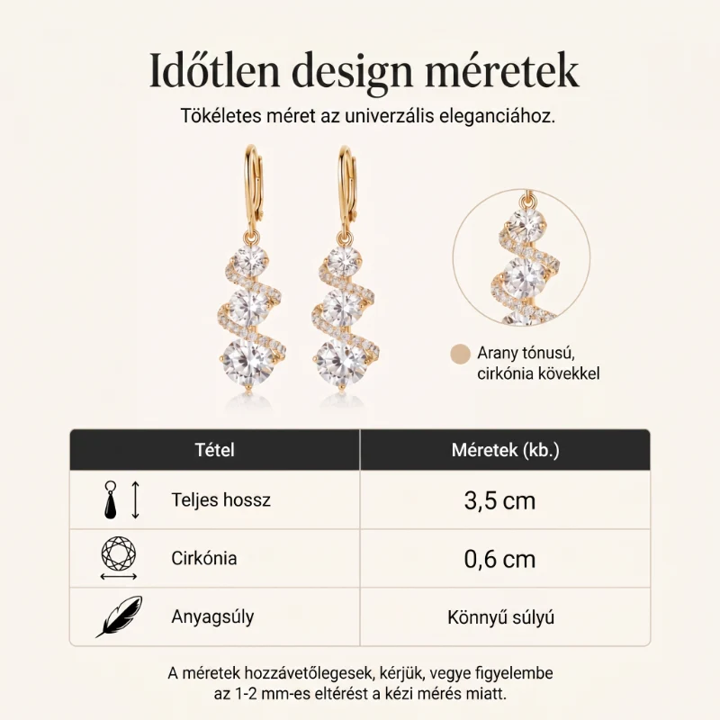 💎👗 Asimetrične spiralne i viseće naušnice ✨-HR