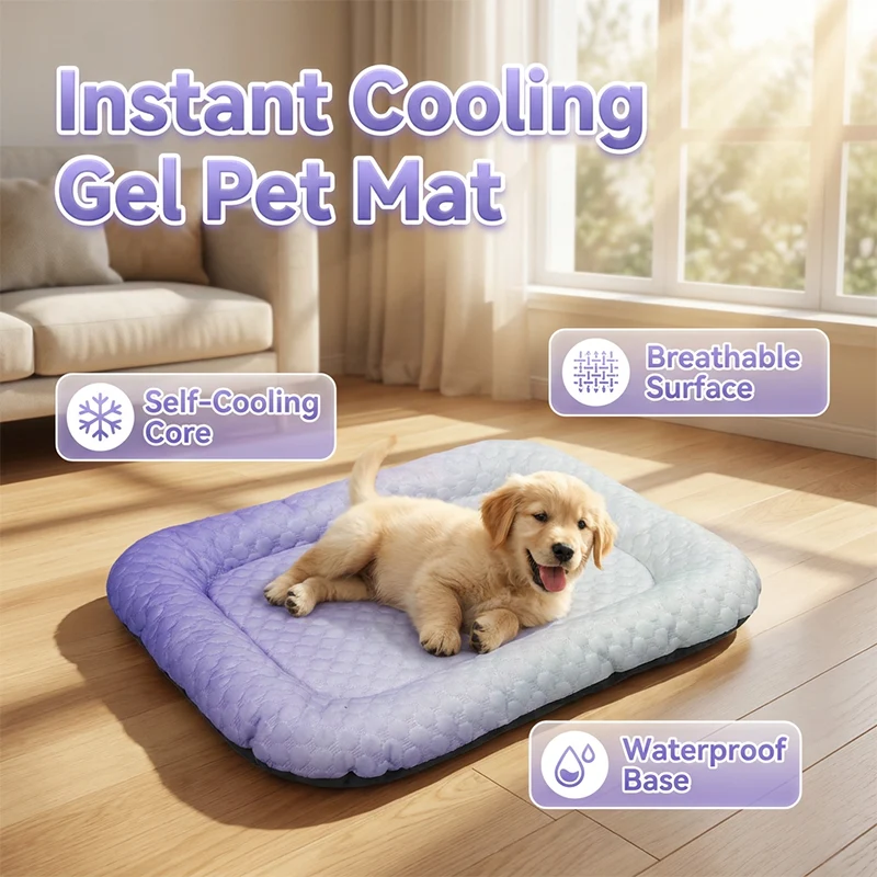 🐶🐱❄️ Hladni gel za kućne ljubimce, hladna, prozračna, netoksična podloga za pse i mačke – HR