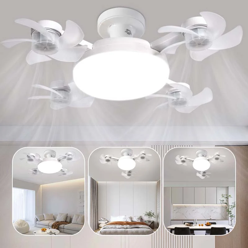 💡 Uživajte v hladnem udobju in mehki svetlobi - Sodoben LED stropni ventilator z daljinskim upravljalnikom - Plačilo po povzetju 🌀-SI