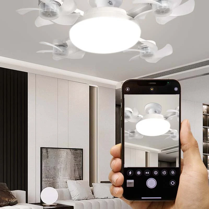 💡 Uživajte v hladnem udobju in mehki svetlobi - Sodoben LED stropni ventilator z daljinskim upravljalnikom - Plačilo po povzetju 🌀-SI