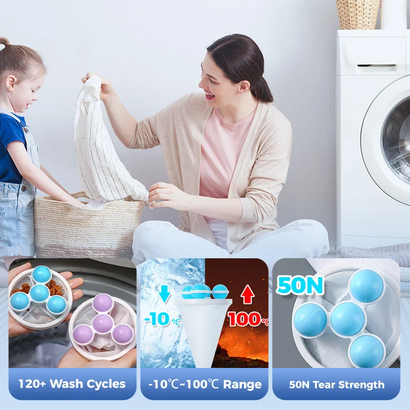🧼 Plávajúca sieťka na zachytávanie chlpov 🌀 Účinne zachytáva chlpy a vlákna, opakovane použiteľná, chráni práčku a odtoky. 🚿✨🥳 Predaných viac ako 500 000 kusov! 🥳-SK