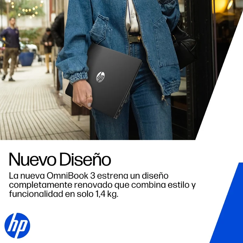 HP Laptop 14" OmniBook 3 14-HY0050LA, D6ZG3LA#ABM