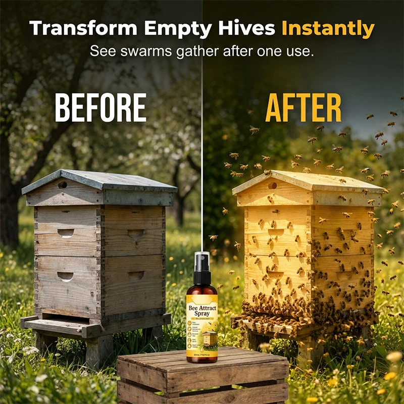 🍯🐝 Bičių viliojimo purškalas | Padeda pritraukti bičių spiečius prie avilio ir padidina bičių viliojimo efektyvumą! Pritraukti bites lengviau! 🏡-LT