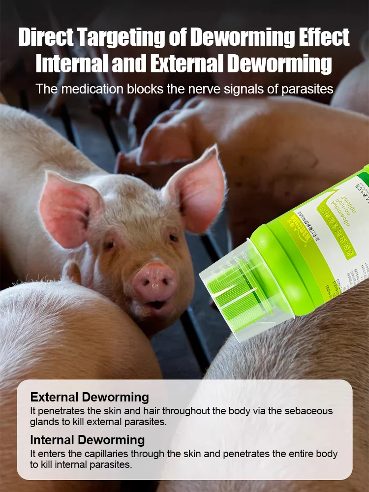 🌿【Zatiranje škodljivcev】🐖🐄🐑 Znebite se pršic pri prašičih, govedu in ovcah, zaščitite njihovo zdravje in pospešite njihovo rast! 💪✨-SI