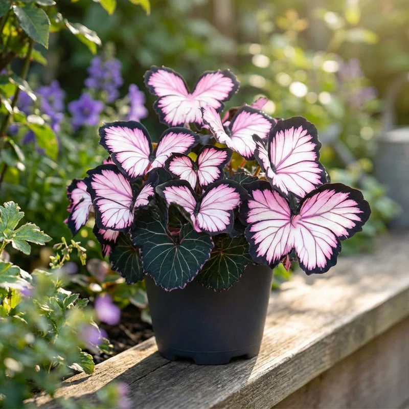 Semillas de flores elegantes con forma de mariposa-ES