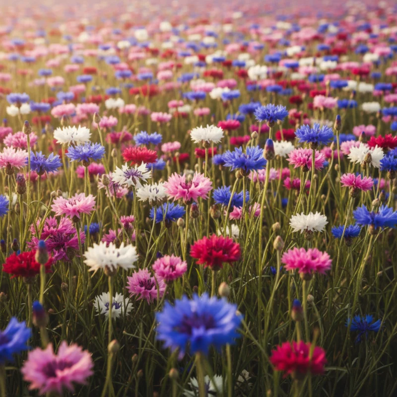 🌼 Semillas de aciano que florecen todo el año: una planta real 🏡✨-ES