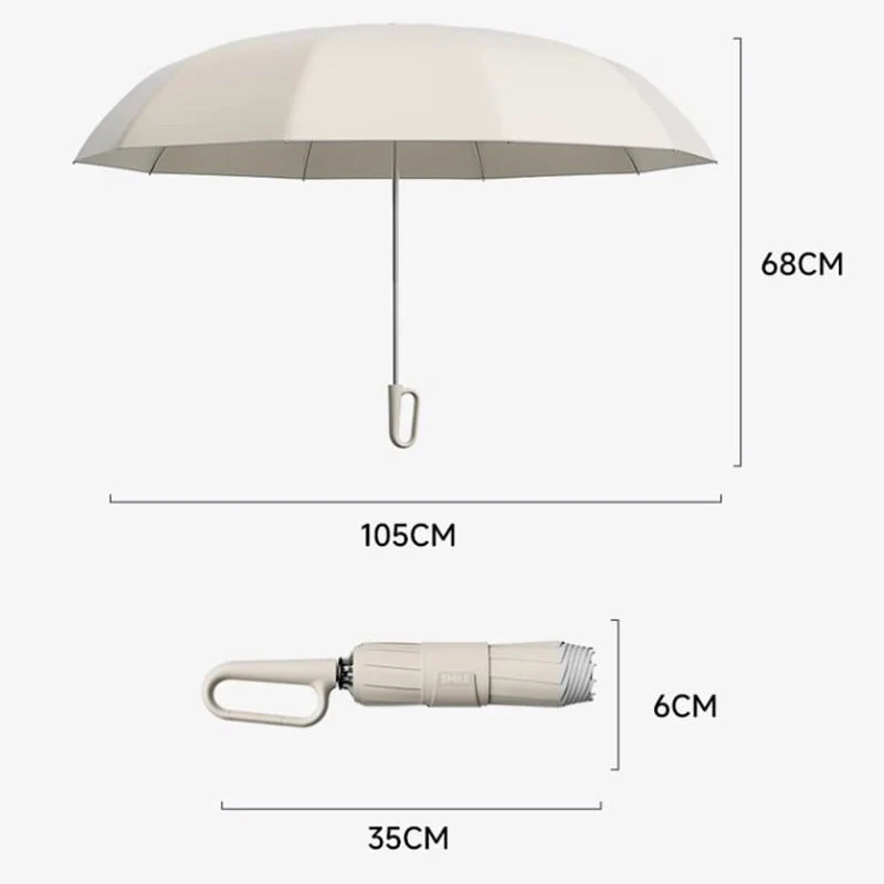 ☂️✨ Dežnik z odsevnimi varnostnimi črtami! Obratno raztezanje in krčenje brez brizganja vode, dobra vidljivost v temnih okoljih-SI