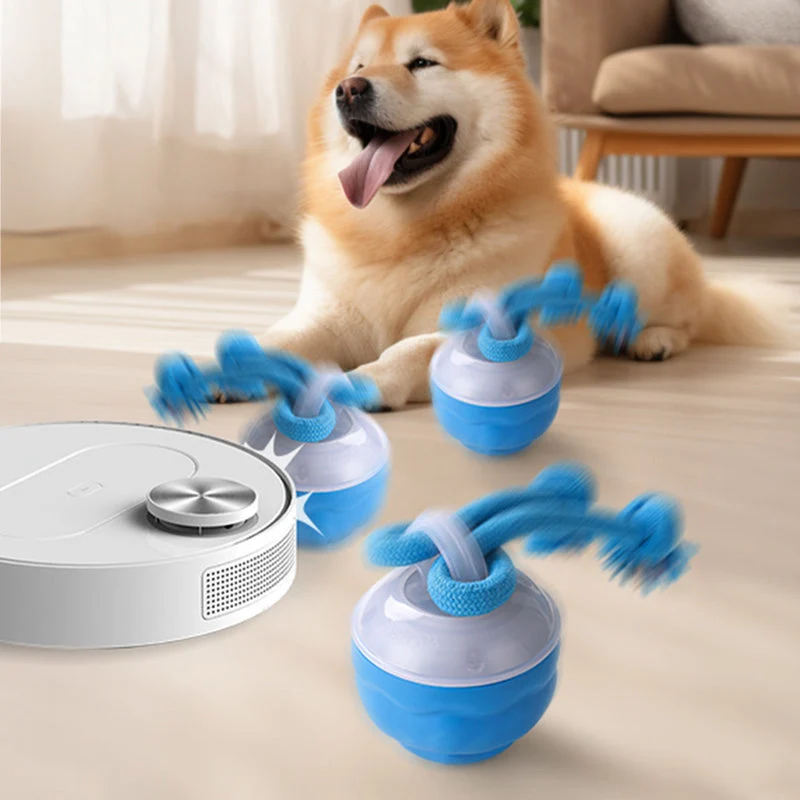 🐶Interaktyvus elektroninis raminamasis kamuoliukas augintiniams-LT