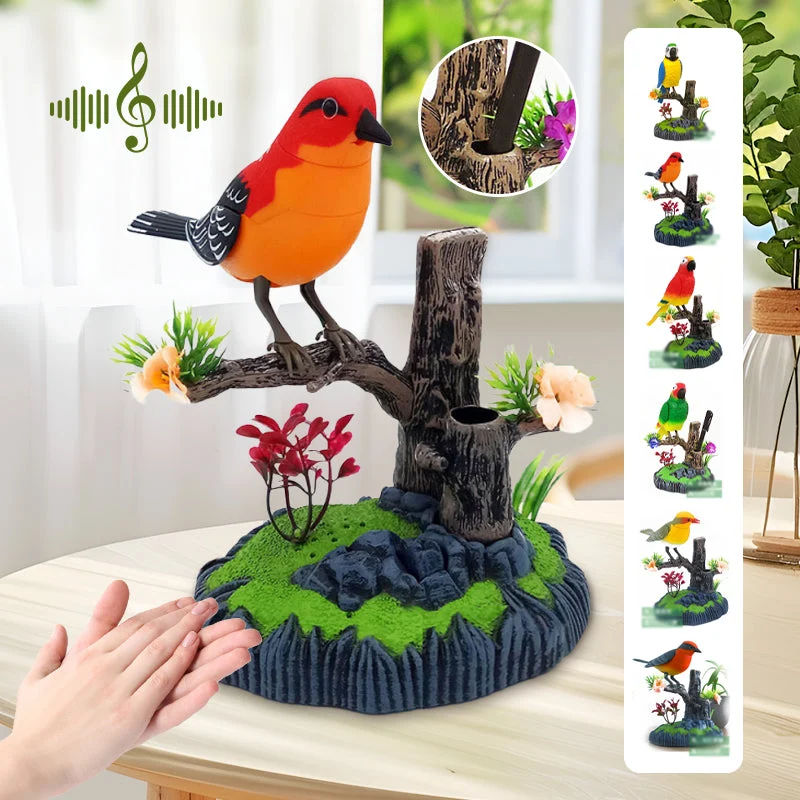 Juguete interactivo activado por voz con un pájaro que canta-ES