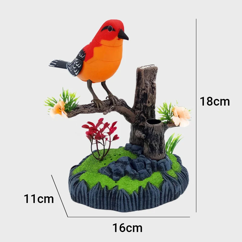 Juguete interactivo activado por voz con un pájaro que canta-ES