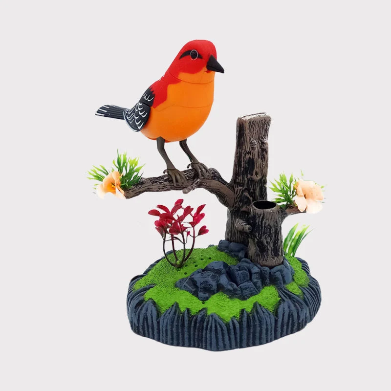 Juguete interactivo activado por voz con un pájaro que canta-ES