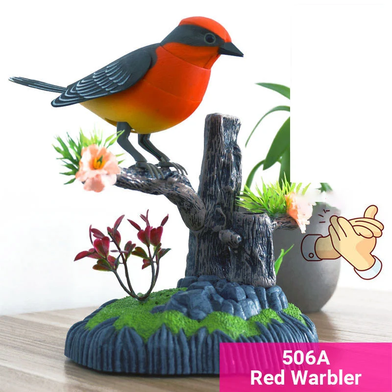 Juguete interactivo activado por voz con un pájaro que canta-ES
