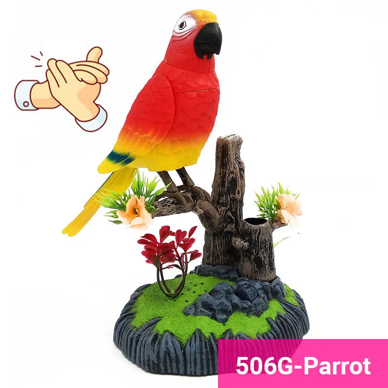 Juguete interactivo activado por voz con un pájaro que canta-ES