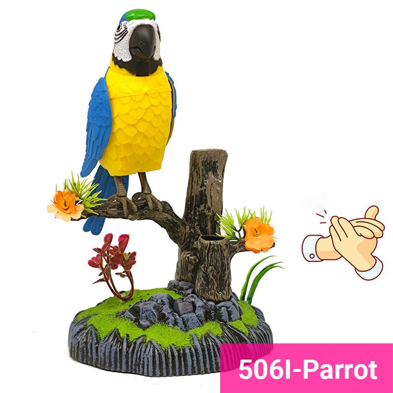Juguete interactivo activado por voz con un pájaro que canta-ES