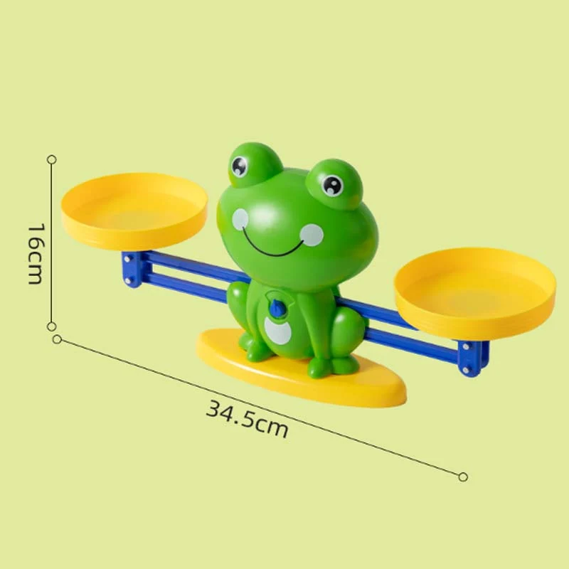 🐸Otroški komplet igrač z risanimi živalmi in tehtnicami-SI