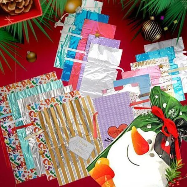 🎅🎁 Geriausias kalėdinis dovanų maišelis su virvele pasaulyje--LT