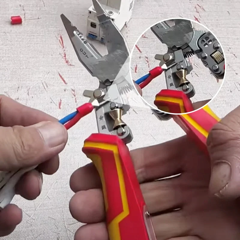 🧰Tiracables multifunción 8 en 1 con medición eléctrica-ES