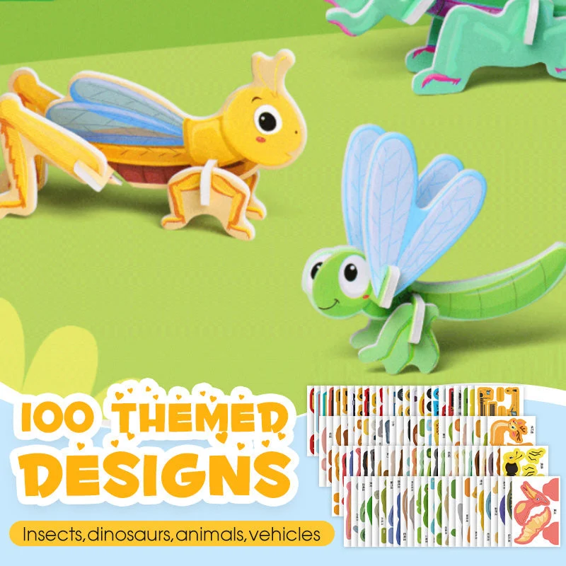 🎨 Rompecabezas educativos 3D para niños-ES