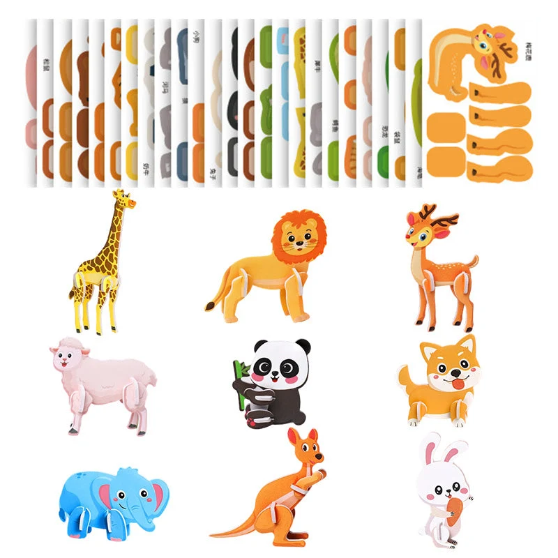 🎨 Rompecabezas educativos 3D para niños-ES