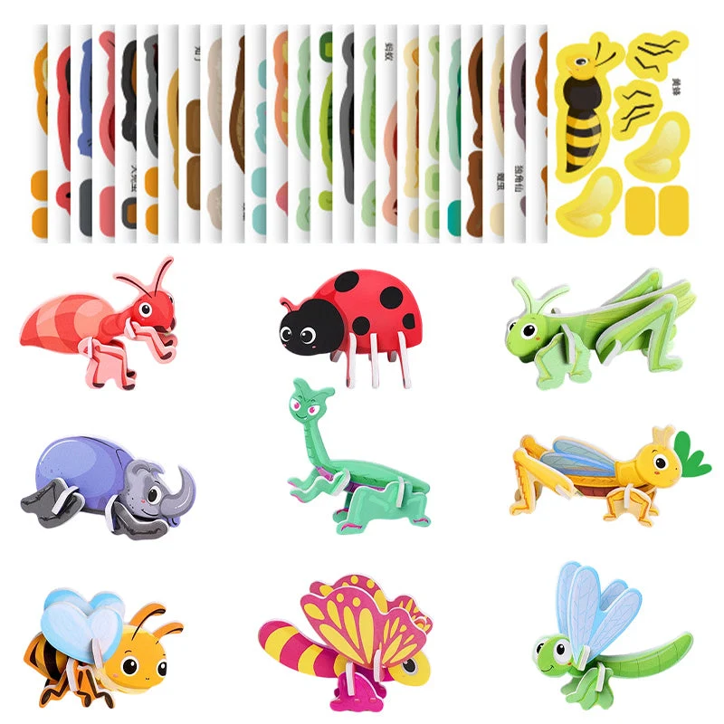 🎨 Rompecabezas educativos 3D para niños-ES