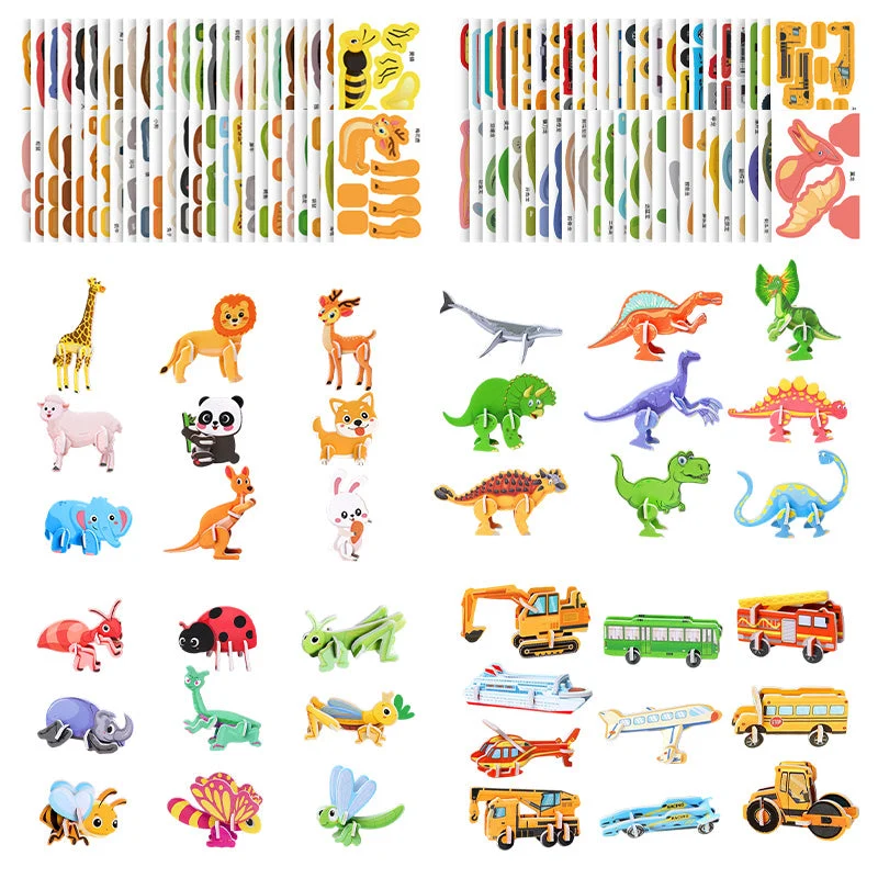 🎨 Rompecabezas educativos 3D para niños-ES