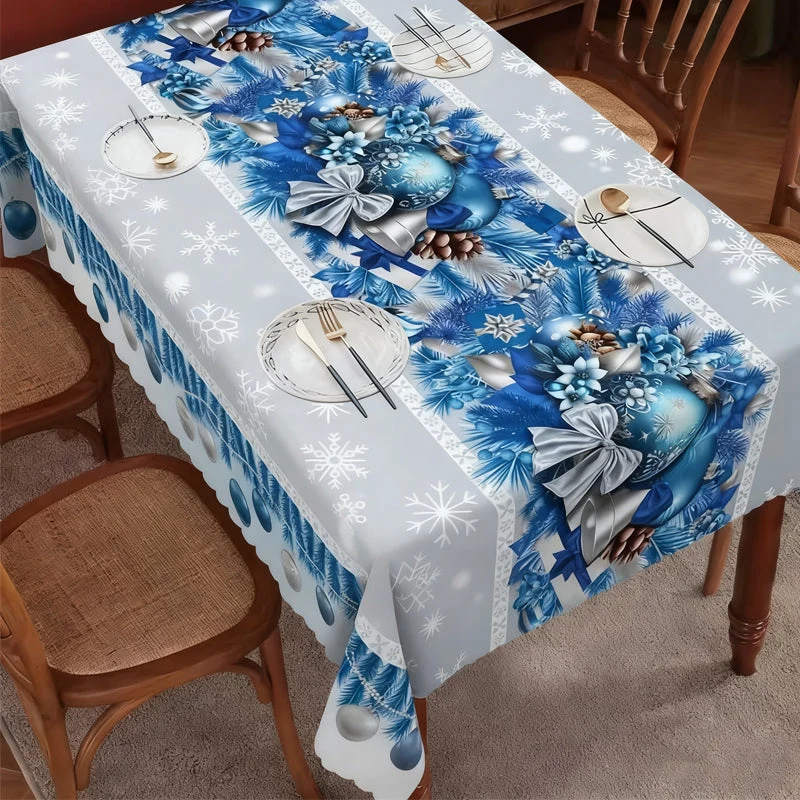 Eleganten prt z božičnim potiskom-SI