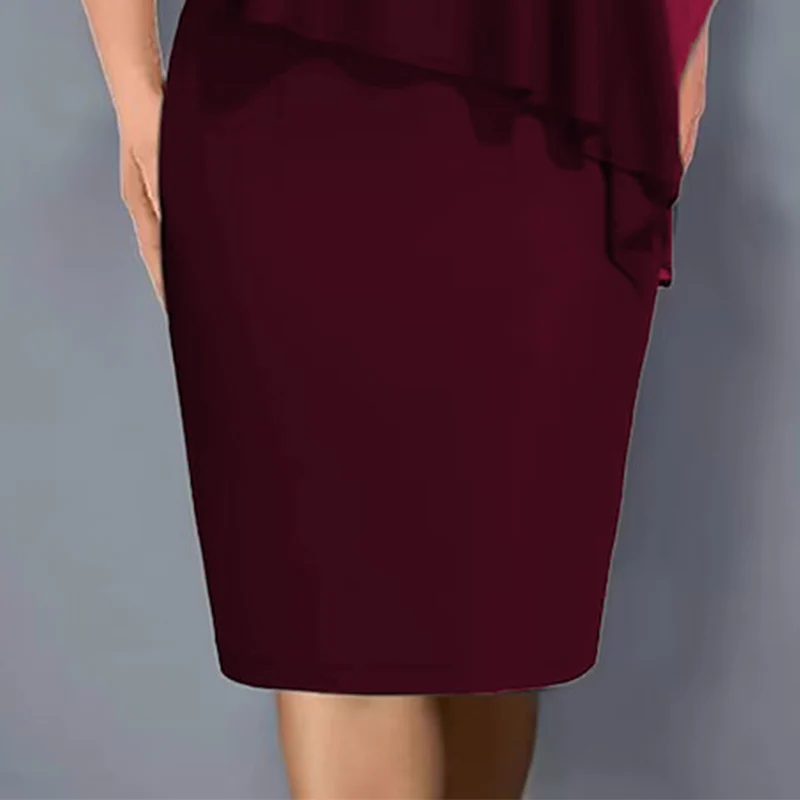 ✨Vestido de gasa con escote en V e incrustaciones de pedrería-ES