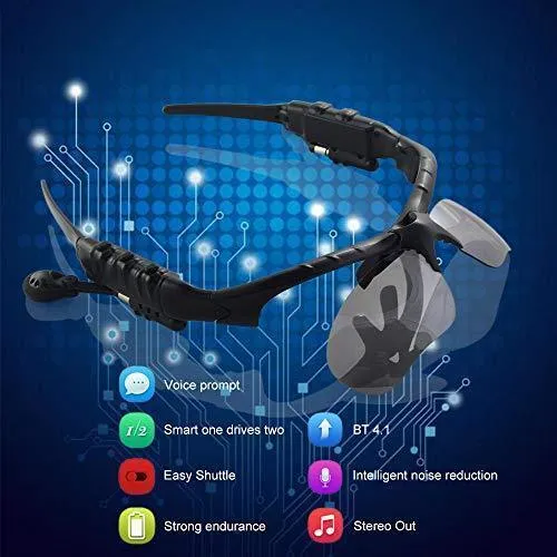 2024 Bevieliai Bluetooth sportiniai akiniai su poliarizacija-LT