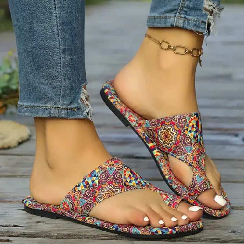 🔥Sandalias planas ortopédicas ligeras para mujer-ES