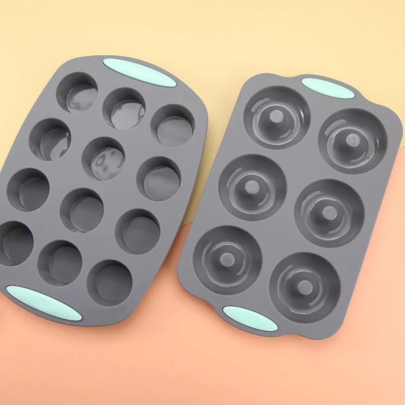 Juego de moldes de silicona para pasteles para hornear fácilmente-ES