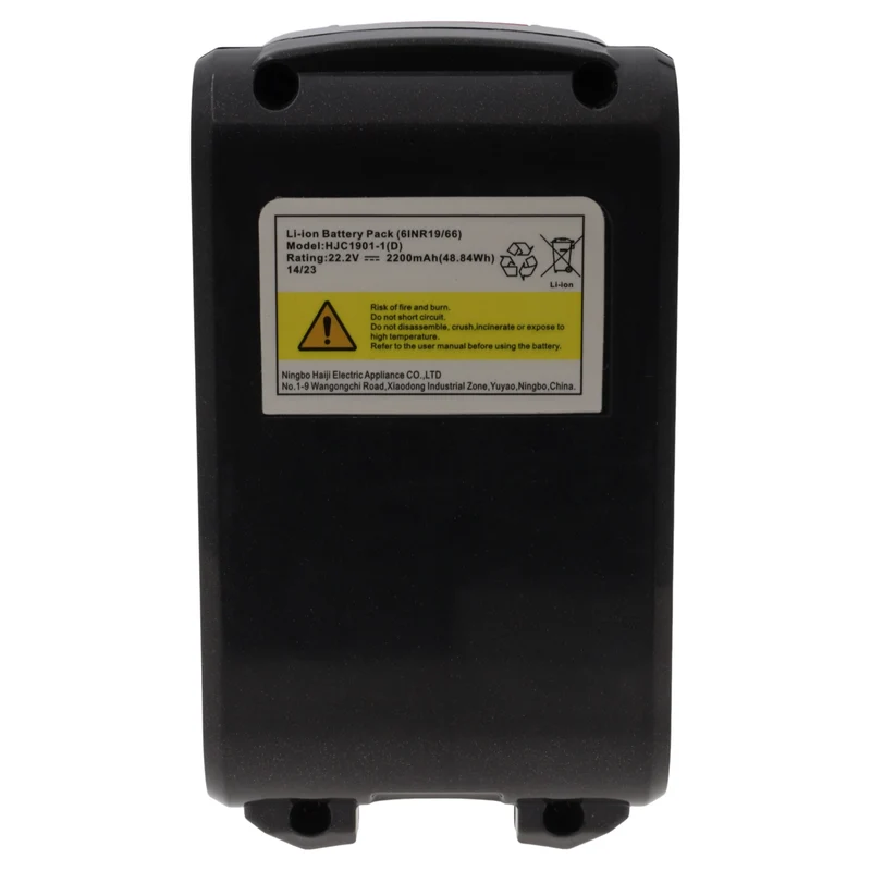 Ariete batteria HJC1901-1(D) 22.2V scopa aspirapolvere per Tchibo 2758 NOTE!
